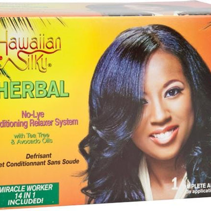 Hawaiian Silky Argan Oil Relaxer Kit Super