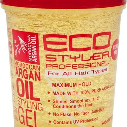 Eco Styler Professional Maroccan Argan Oil Styling Gel 946 ml