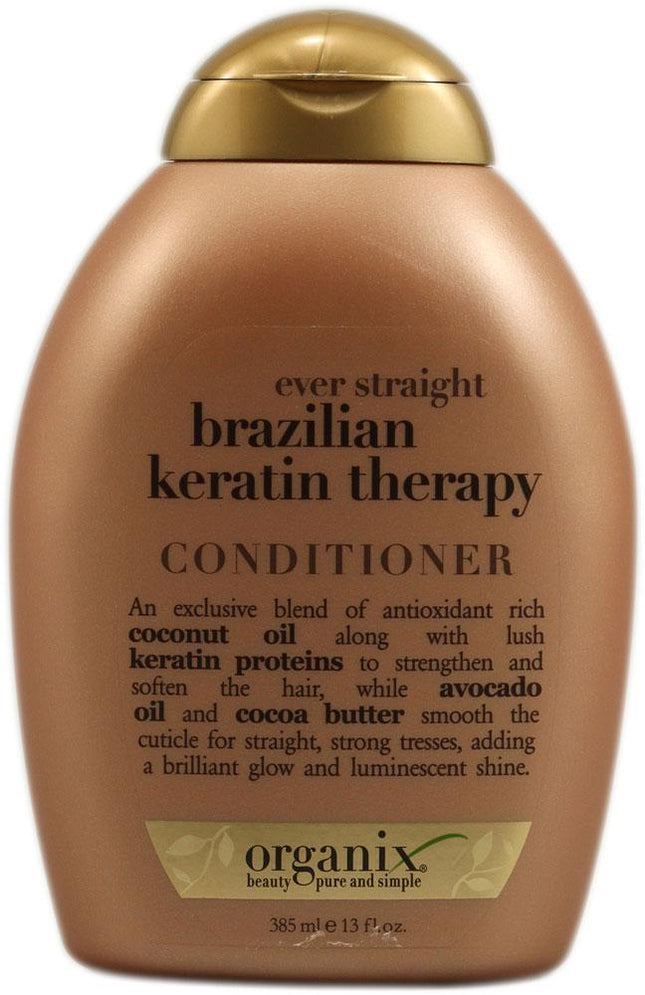 Organix Ever Straight Brazilian Keratin Therapy Conditioner 385 ml