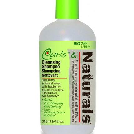 Biocare Curls and Naturals Cleansing Shampoo 12 oz