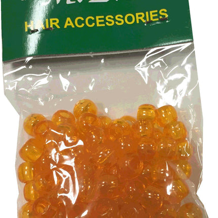 Hair Beads Yellow MEF Hair Accessoires