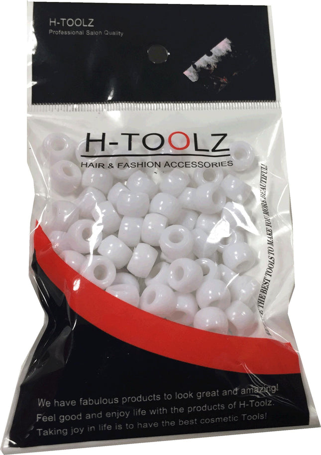 Hair Beads White H Toolz