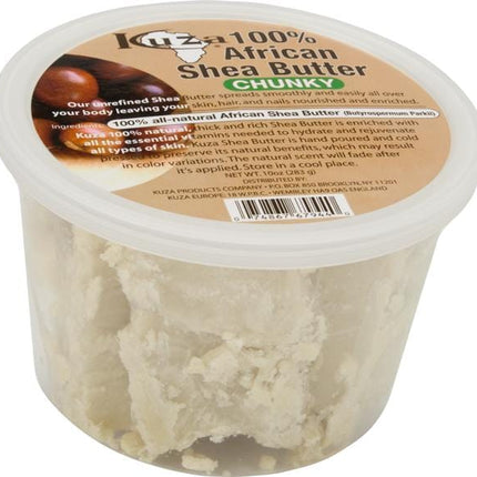 Kuza African Shea Butter White Chunkey 10 oz