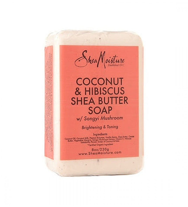 Shea Moisture Coconut and Hibiscus Shea Butter Soap 230 g