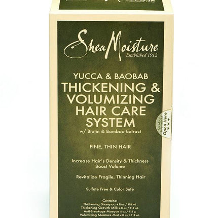 Shea Moisture Yucca & Baobab Thickening & Volumizing Hair Care System