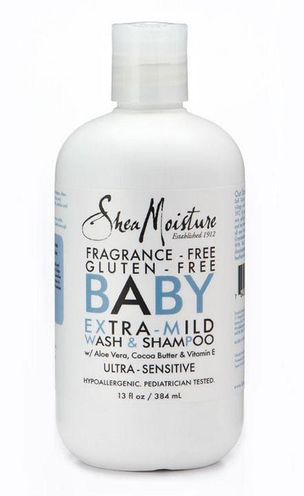 Shea Moisture Baby Extra Mild Wash and Shampoo 384 ml