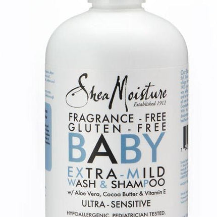 Shea Moisture Fragrance Free Extra Mild Wash Shampoo 384 g