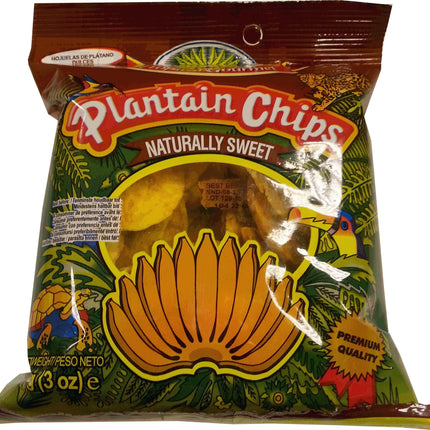 Tropical Plantain Chips Naturally Sweet 85 g