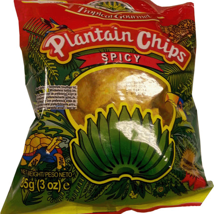 Tropical Plantain Chips Spicy 85 g