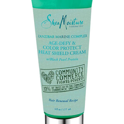 Shea Moisture Zanzibar Marine Complex Age Defy and Color Protect Heat Shield Cream 177 ml