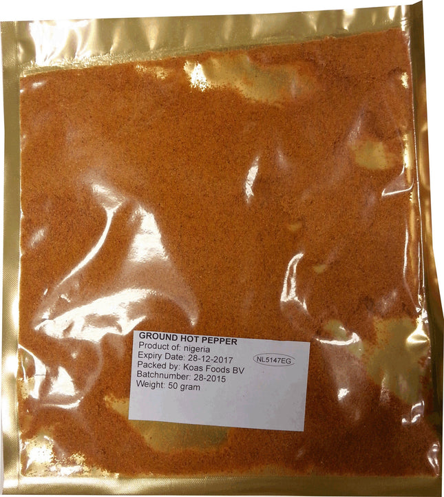 Nigeria Ground Hot Peper 50 g