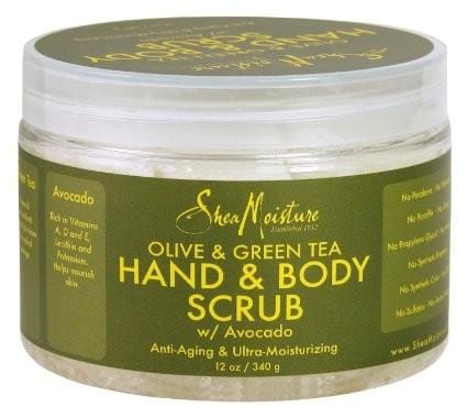 Shea Moisture Olive Oil and Green Tea Hand and Body Scrub 340 g