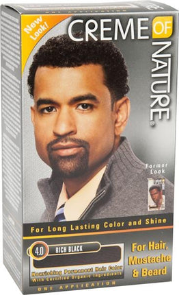 Creme Of Nature Hair Colour Kit Man Rich Black