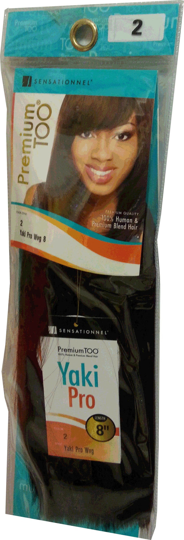 Sensationnel Human Hair Yaki Pro Wvg 8 inch nummer 2