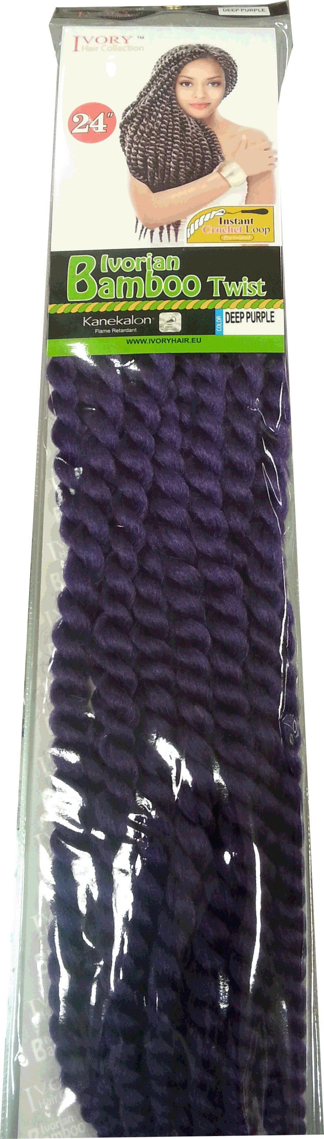 Ivorian Bamboo Twist Deep Purple