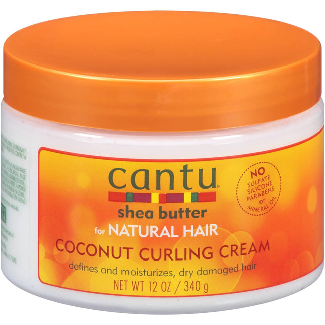 Cantu Shea Butter Coconut Curling Cream for Natural Hair 340 g