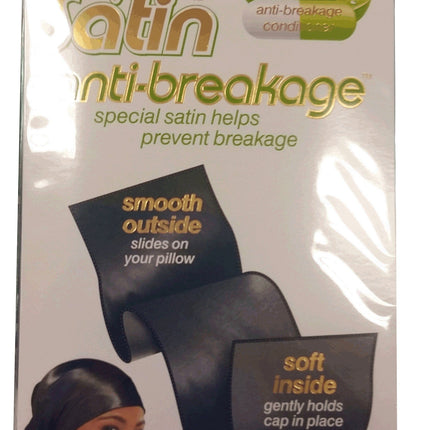 Stay On Satin Anti-breakage Black