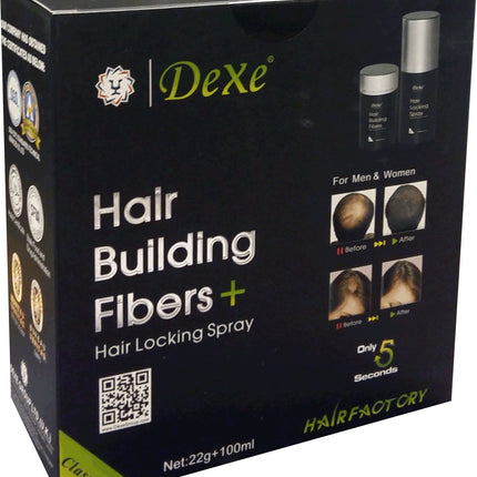 Dexe Hair Building Fibers + Spray