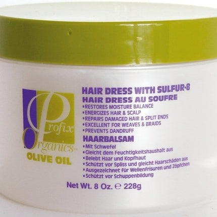 Profix Organics Olive Oil Hair Dress with Sulfur 8