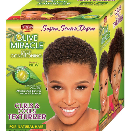 African Pride Olive Miracle Curls and Coils Texturizer