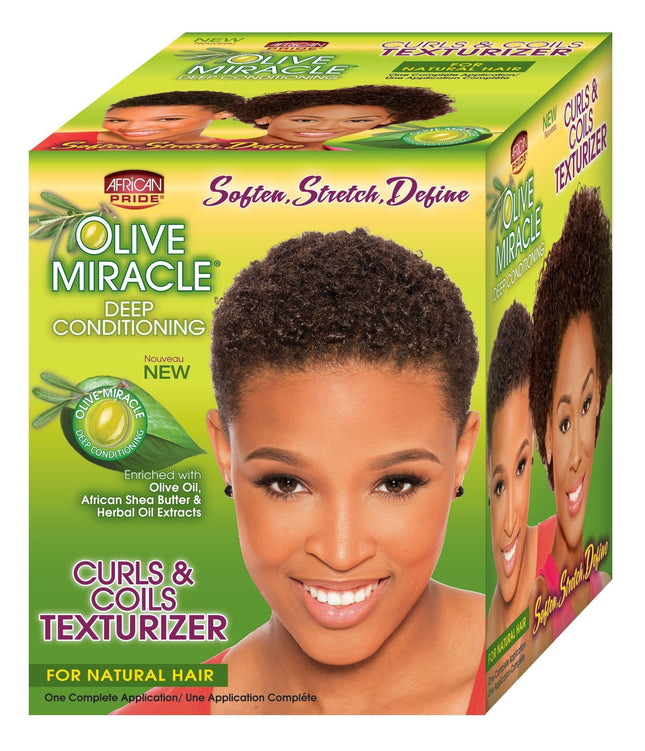 African Pride Olive Miracle Curls and Coils Texturizer