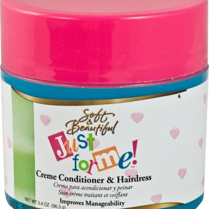 Just For Me Creme Conditioner & Hairdress (Blue) 3.4 oz