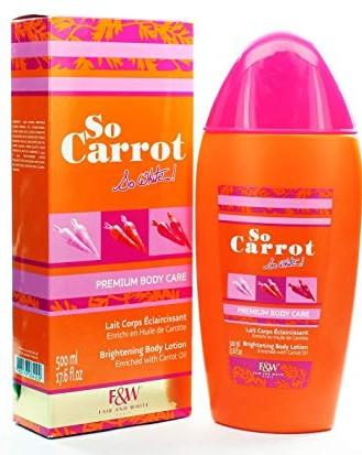 Fair and White So White So Carrot Premium Brightening Body Lotion 500 ml