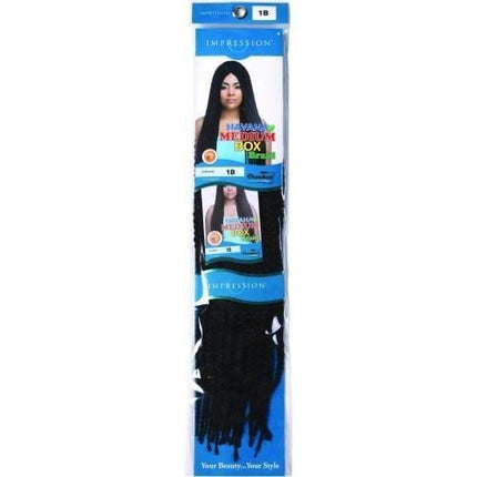 Impression Bulk - Havana Medium Box Braids Colour 1B