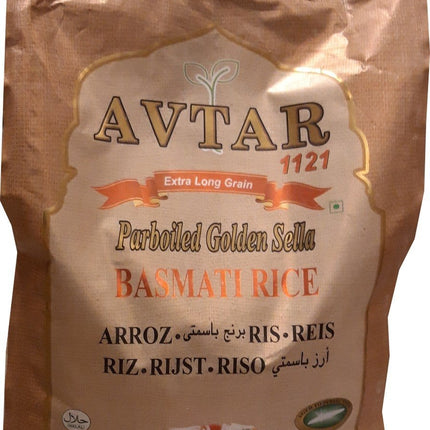 Avtar Extra Long Grain Parboiled Golden Sella Basmati Rice 4,60 kg