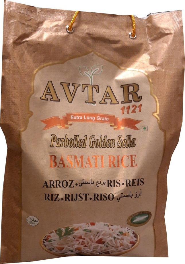 Avtar Extra Long Grain Parboiled Golden Sella Basmati Rice 4,60 kg