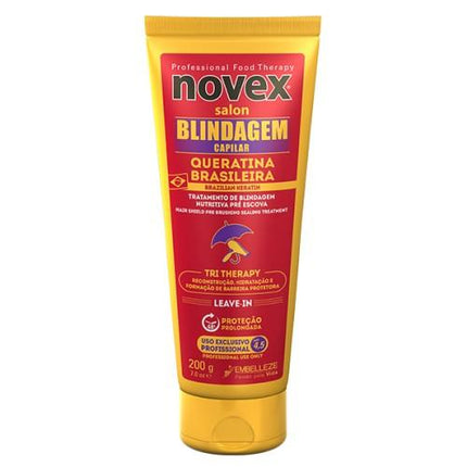 Nover  Salon Blindagem Capilar Queratin Braziliera 200 g