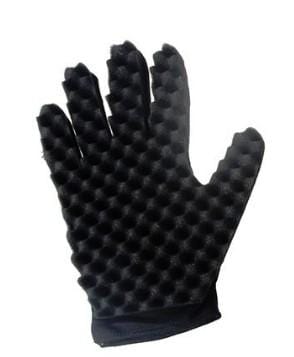 Hair Braider Twist Sponge Gloves Shape For Afro Dreadlocks