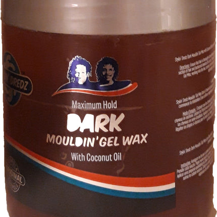 Stylin' Dredz Dark Mouldin' Gel Wax Coconut Oil 500 ml