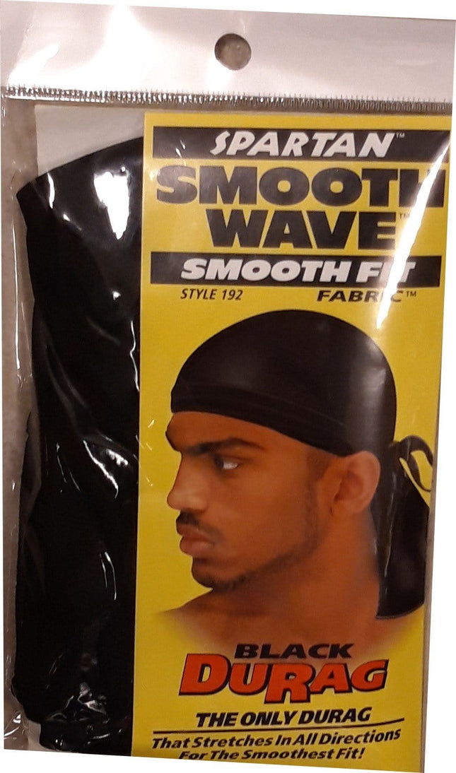 Spartan Smooth Wave Black Durag