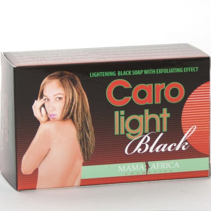 African Black Soap - CARO LIGHT LIGHTENING BLACK SOAP WITH EXFOLIATING EFFECT  200 g