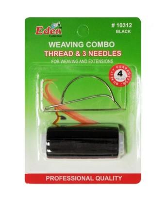 Eden Weaving Combo Thread and 3 Needles