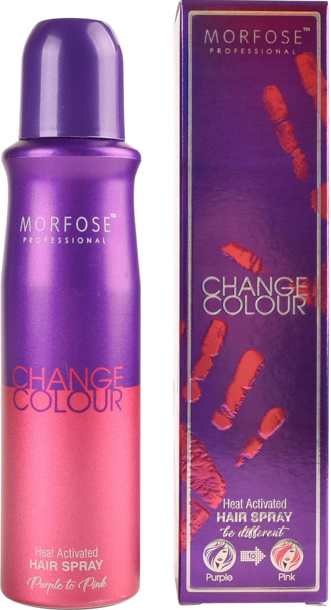 Morfose Change Color Pink to Purple Hair Spray 150 ml