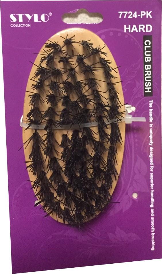 Stylo Club Hard Hair Brush 7714-PK