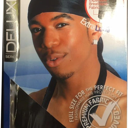 Deluxe Tie-Down Durag No 4800BLA