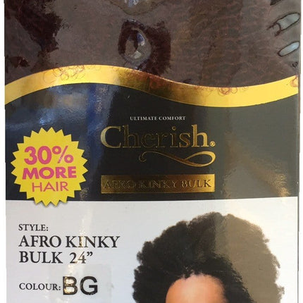 Cherish Afro Kinky Bulk 24 Colour BG