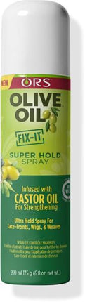 ORS Olive Oil Fix-it Super Hold Spray Castor Oil 200 ml