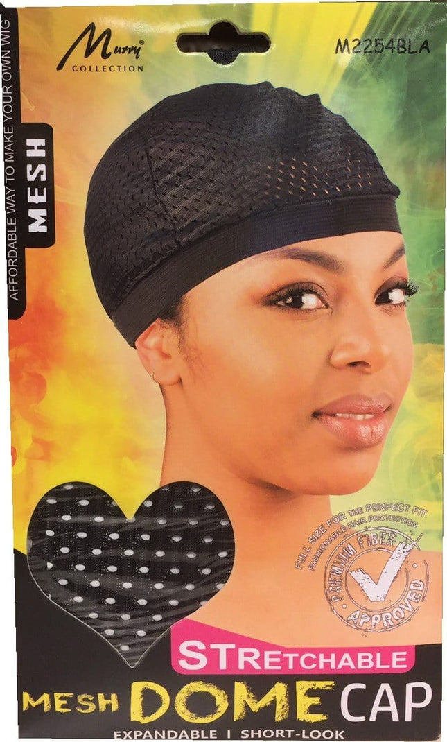 Murry Stretchable Mesh Dome Cap M2254BLA