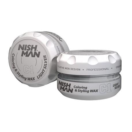 NISHMAN COLORING WAX C1 LIGHT SILVER 150 ML