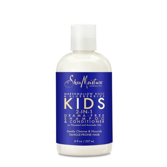 SHEA MOISTURE MARSHMALLOW ROOT & BLUEBERRIES KIDS 2-IN-1 DRAMA-FREE SHAMPOO & CONDITIONER 237ML