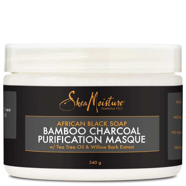 Shea Moisture African Black Soap Bamboo Charcoal Masque 354ml