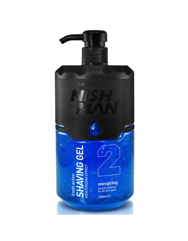 Nish Man Shaving Gel Blue 1000 ml