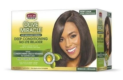 African Pride Deep Conditioning No Lye Relaxer Regular