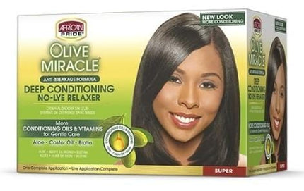 African Pride Deep Conditioning No Lye Relaxer Super