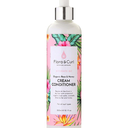 Flora & Curl Rose & Honey Leave-In Detangler 300ml