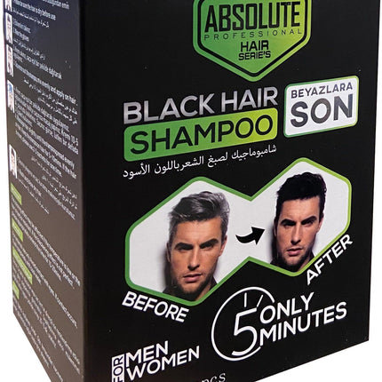 Nano Absolute Black Hair Shampoo 5 minutes